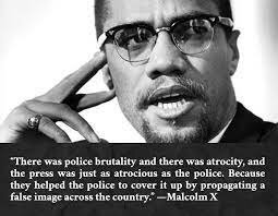 Malcolm X on police brutality