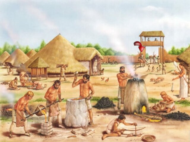 Los pueblos agricultores/sedentarios (Siglo VI A.C.)