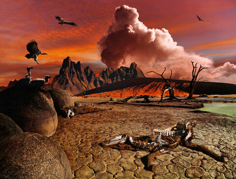 La mayor extinción de seres vivos de la historia de la Tierra. Fin del Paleozoico.