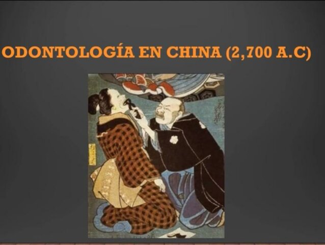 ODONTOLOGIA EN CHINA