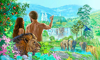 La creación (Genesis 1:1-31; 2:1-3)