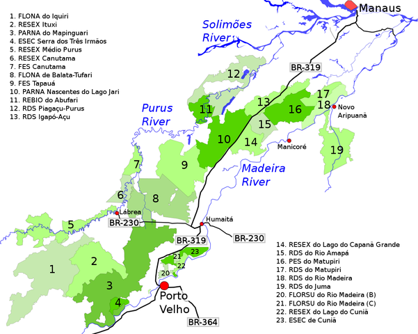 Manaus-Porto Velho highway opens.