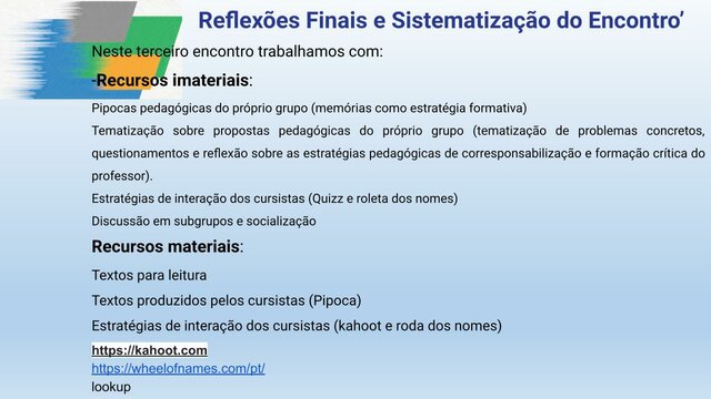 3º encontro