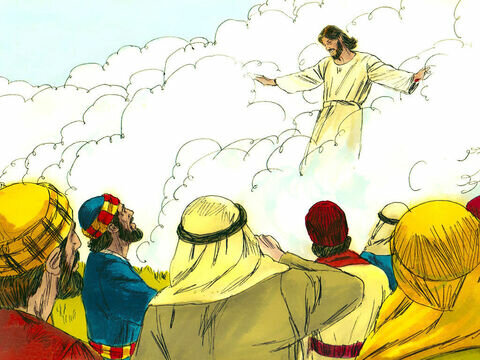 The ascension of Jesus