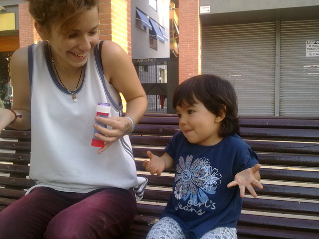 Mi hermana Berta cumple dos años