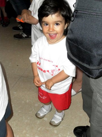 Voy a ver a mi hermana Berta al ultimo día de guardería.