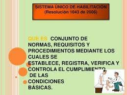 Resolución 1043 de 2006