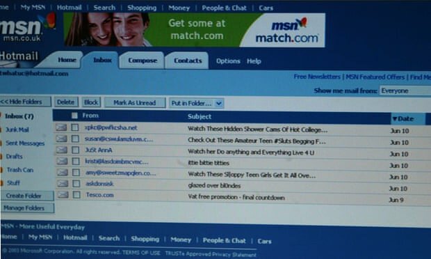 Webmail Email Services  - 1996