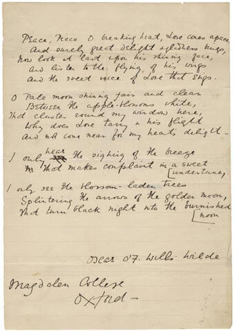 Oscar Poem published