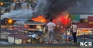 Incendio en mercado central