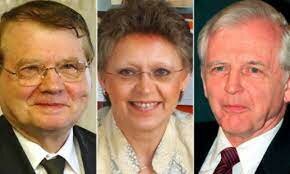 Harald zur Hausen, Francoise Barré-Sinoussi y Luc Montaginer