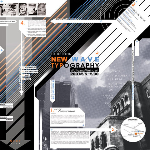 Tipografía o estilo New Wave