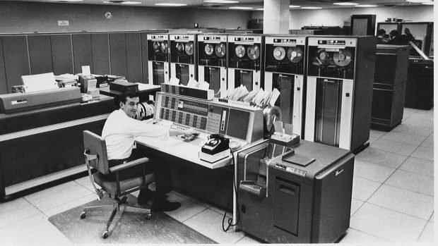 Idea de conexión entre computadoras