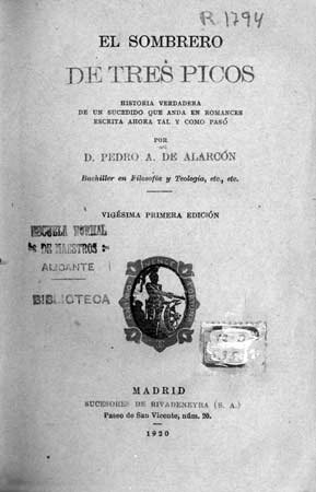 El sombrero de Tres picos