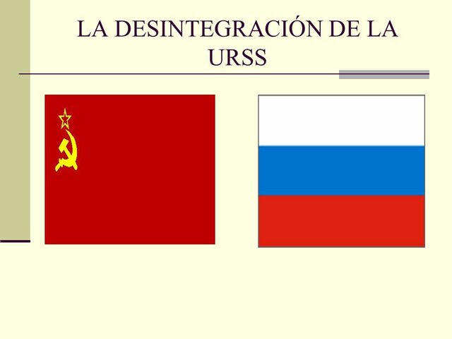 La desintegración de la URSS