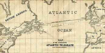 Primer cable transatlántico.