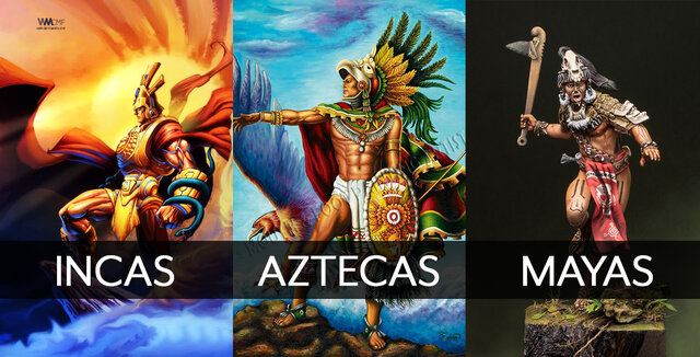Los tres imperios: Los aztecas, los mayas  y los incas