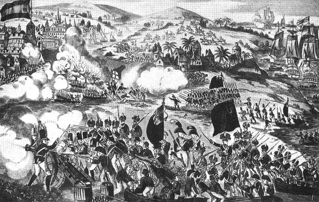 La invasion Inglesa (Siglo XVIII) ( parte dos de la crisis de la Corona Española)