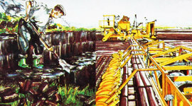 Timeline: Periodos históricos de la producción y las características según cada periodo. Por: Camila Diaz.