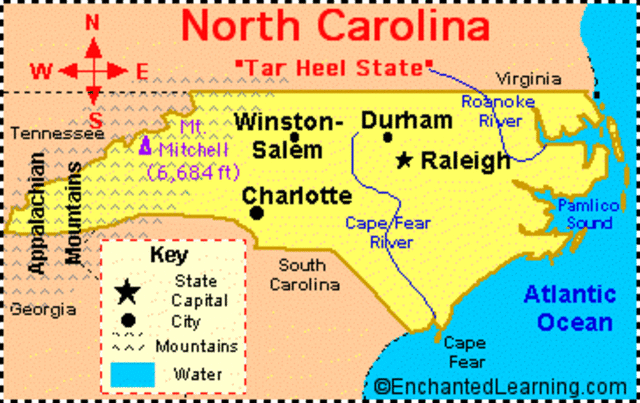 North Carolina Colony Founded