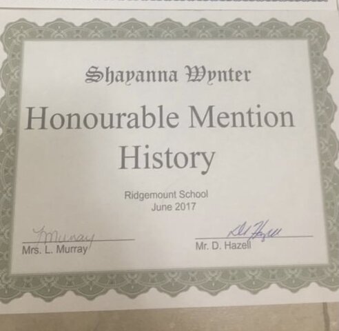 Graduation from grade 8