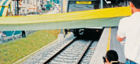 Inauguración del Metro de Medellín. Colombia