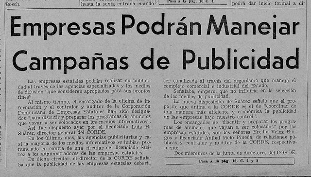 Gobierno Permite hacer campañas publicitarias a empresas del Estado