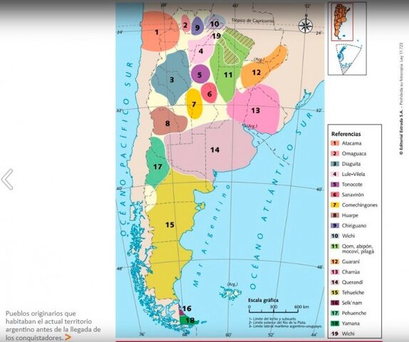 los pueblos originarios del actual territorio argentino