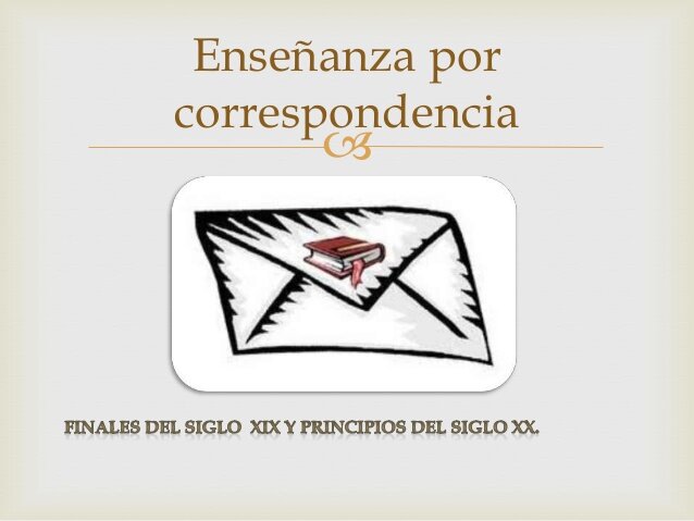 Educación por correspondencia