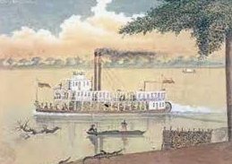 Se inicia la navegación a vapor por el Río Magdalena. Colombia