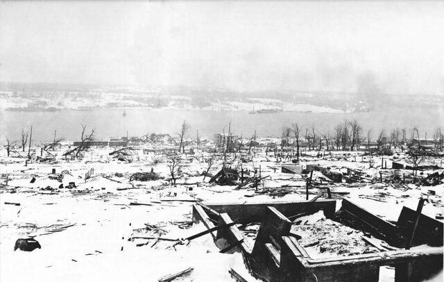 [ @ ⨾ -2 ] Explosion at a Halifax Harbor