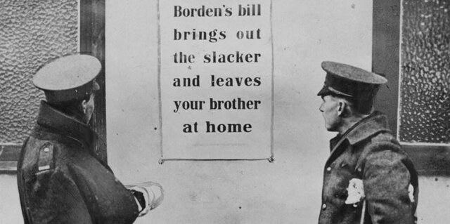 [ @ ⨾ -1 ] Conscription