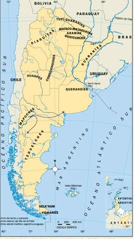 Los pueblos originarios del actual territorio argentino