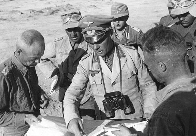 THE OFFENSIVES HELD IN CHECK: El Alamein.