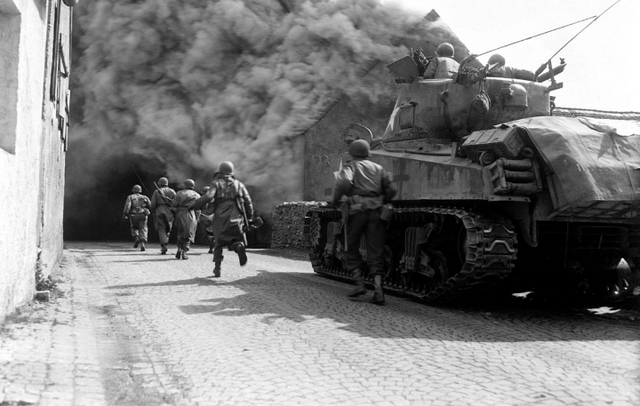 The assault on Germany