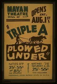 "Triple-A Plowed Under"
