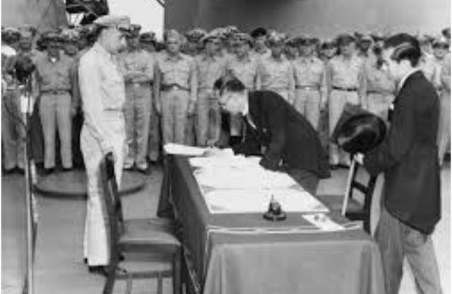 The defeat of Japan