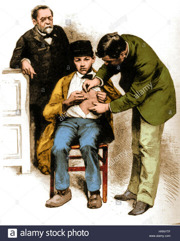 Primer vacuna en el ser humano