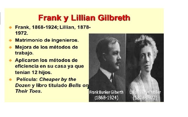 Frank y Lillian Gilbreth