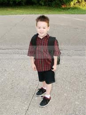 Started Kindergat August 2004