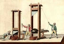 First use of the guillotine