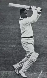 Frank Worrell completes 261 v England at Trent Bridge