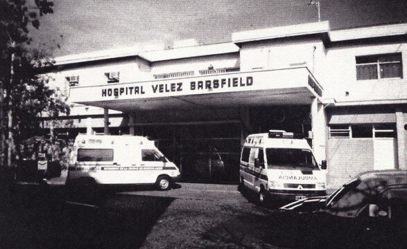 Inauguración del nuevo hospital, actual Vélez Sarsfield