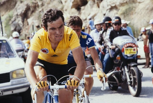 Bernard Hinault wint Tour de France.