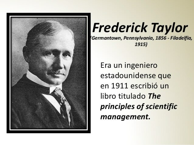 Taylor y los principios de la Dirección Científica
