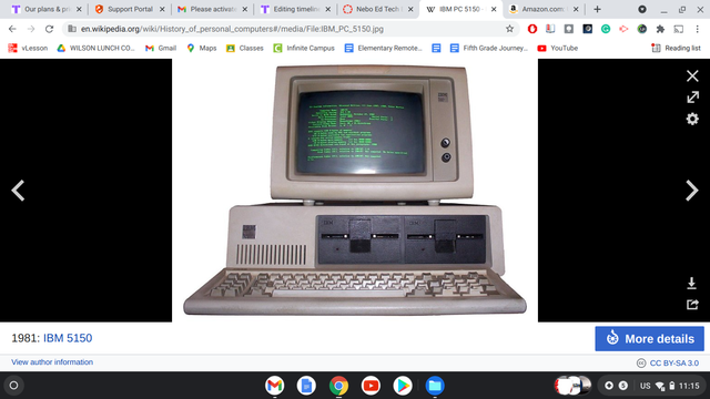 Dinosaur Computer with floppy discs