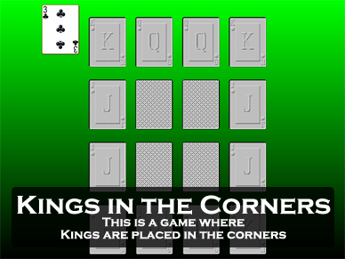 Solitaire- Kings in the corner