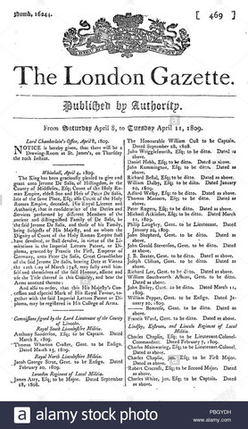 LONDON GAZETTE