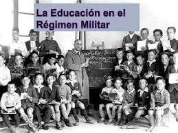 Educación en el periodo militar