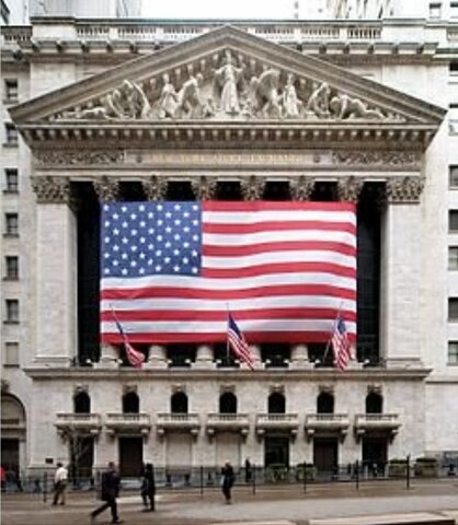 Caída de la bolsa de valores en Nueva York